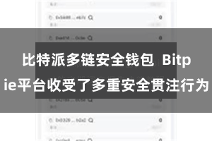 比特派多链安全钱包 Bitpie平台收受了多重安全贯注行为