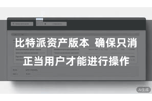 比特派资产版本 确保只消正当用户才能进行操作