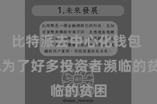 比特派去中心化钱包 成为了好多投资者濒临的贫困